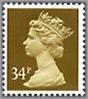 34p Ochre Brn